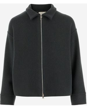 Bruno Manetti Wool Blend Jacket - Black