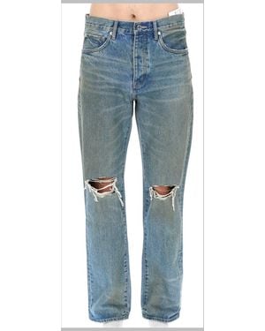 Purple Brand Elevated Denim Mini Jeans - Blue