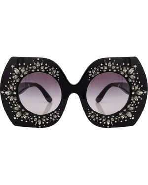 Dolce & Gabbana Crystal Sonnenbrille - Schwarz