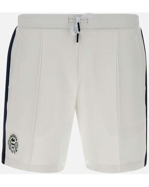 Lacoste Ultra-Trockene Weiße Tennisshorts - Grau
