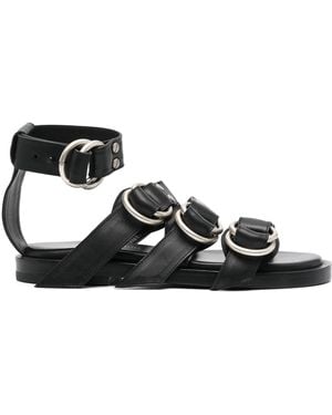 Ann Demeulemeester Smed Sandal With Metal Rings B0012931Lt154099 - Black