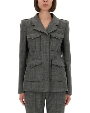 McQueen Wool Jacket - Grey