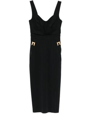 Elisabetta Franchi Corset Dress - Black