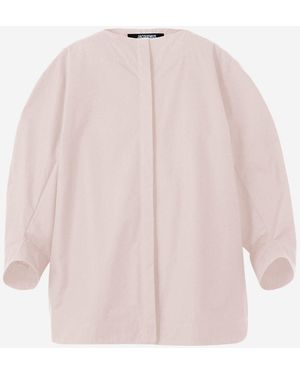 Jacquemus Cotton Painter's Shirt - Pink