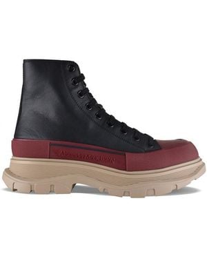 McQueen Alexander Mc Queen Sneakers Loopt Glad - Zwart