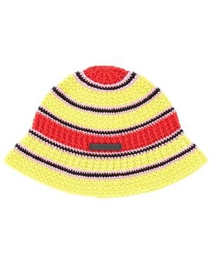 Stella McCartney Crochet Bucket Hat - White