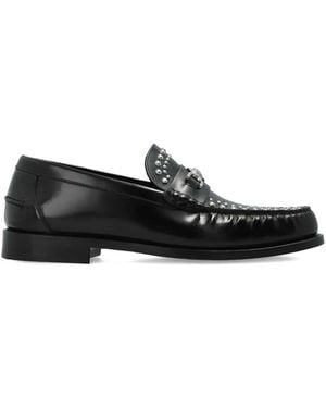 Versace Mocassini Con Borchie Medusa '95 - Nero