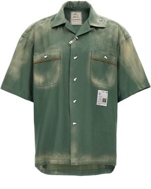 Maison Mihara Yasuhiro 'bowling' Shirt - Groen