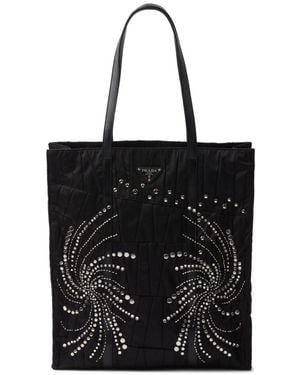 Prada Große Re-Nylon Handtasche - Schwarz