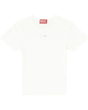 DIESEL Logo Cotton T-Shirt - White
