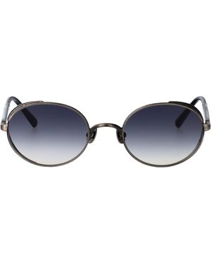 Matsuda Round Sunglasses M3137 As Bl - Blue