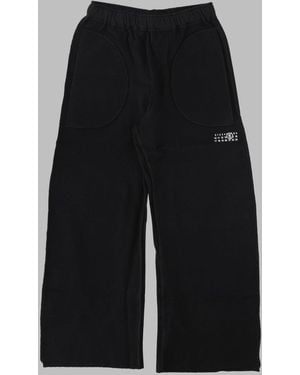 MM6 by Maison Margiela Kids Trousers With Modern Tailoring - Black