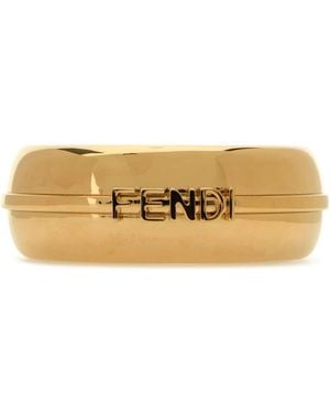 Fendi Metal Graphy Bracelet - Natural