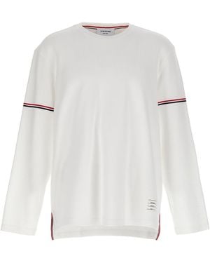 Thom Browne Rugby' T-Shirt - Weiß