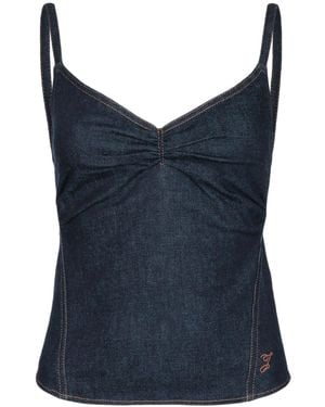 Jacquemus Pina Cropped Top - Blue