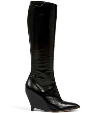 Maison Margiela Pointed-Toe Boots - Black