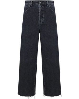 Gucci Jeans a gamba larga in denim - Blu