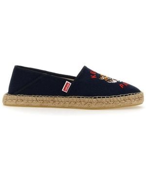 KENZO Espadrille With Logo - Blue