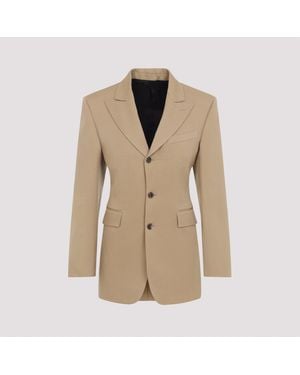 Celine Colonne Jacket - Natural