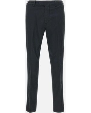 Devore Schwarze Slim-Fit-Hose - Blau