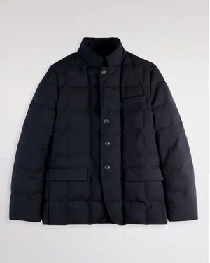 Fay Down Jacket Double Front - Blue
