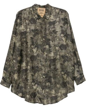 Uma Wang Tyesha Printed Blouse - Green