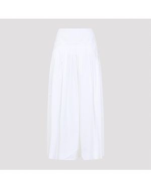 Lanvin Basque Midi Skirt - White