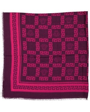 Versace Foulard-Quadratschal - Lila