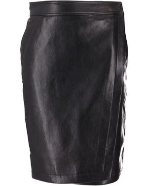Anine Bing Alanis Rock Schwarzes recyceltes Leder