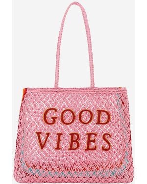 Wild Sac Shopping Ulyss Rafia - Rose