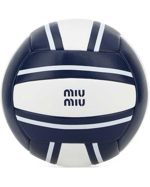 Miu Miu Volleyball Crossbody Bag - Blue