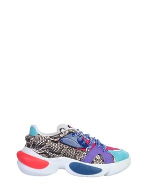 Fila Multi-colour Chunky Trainers With Tubular Sole - White