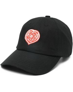 KENZO Baseballkappe Mit Logo-Applikation - Schwarz