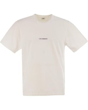 C.P. Company Cotton Jersey T -Shirt - Weiß