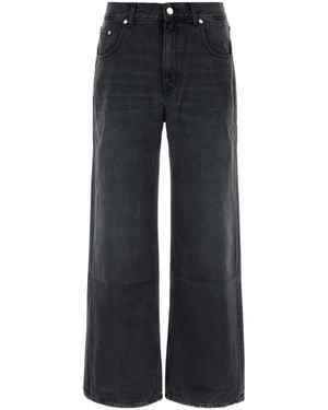 Séfr Denim Wide-Leg Jeans - Black