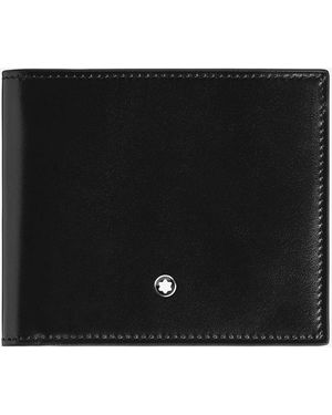 Montblanc Cartera Meisterstück de piel de 8 cc - Negro