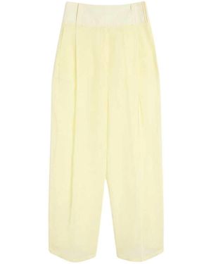 Sportmax Spsfavetta Trousers With Inserts - Black