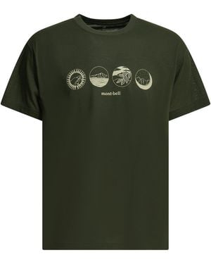 Montbell Polyester T-Shirt - Green
