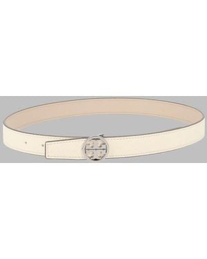 Tory Burch Cintura "Miller" Reversibile - Gray