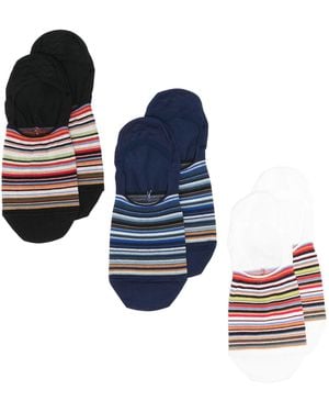 Paul Smith Sock 3 Pk Ns Signatr - Blue