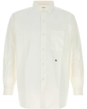 Nanamica Regular Collar Wind Shirt - White