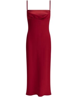 Max Mara Sheath Midi Dress - Red