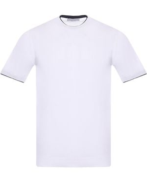 Jeordie's Cotton T Shirt - White