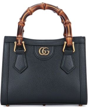 Gucci Handbag With 2 Rem.Bands And 2 Removab.Shoulders - Black