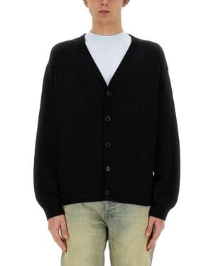 KENZO Cardigan With Embroidered Tiger Academy - Schwarz