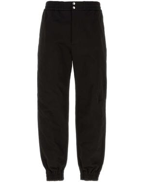 McQueen Organic Cotton Cargo Trousers - Black