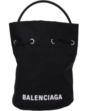 Balenciaga Hand Bags Fabric - Black