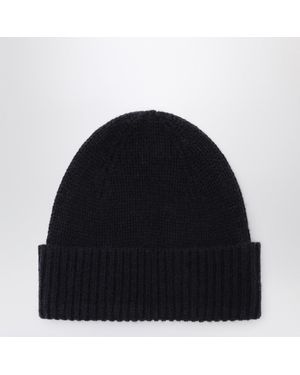 Roberto Collina Cashmere Beanie - Black