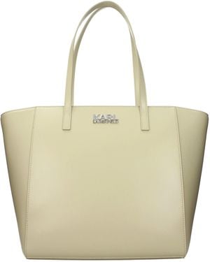 KARL LAGERFELD Shoulder Bag Kore Polyurethane/Tea - Natural
