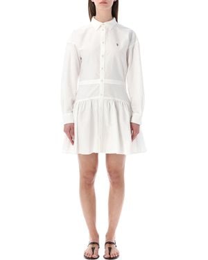Polo Ralph Lauren Cotton Shirt Dress - White